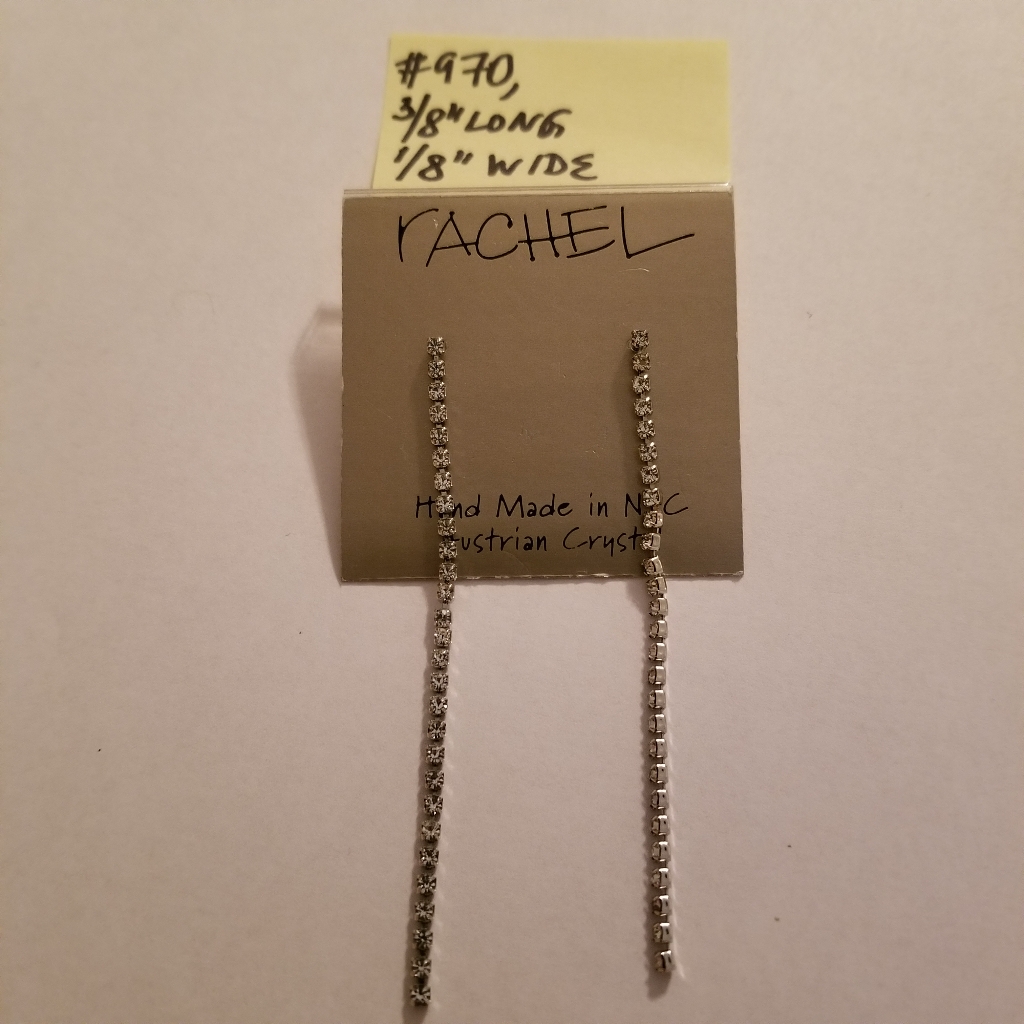 970 Rachel Nyc Rare Elegant Gorgeous Earrings Clea 9$